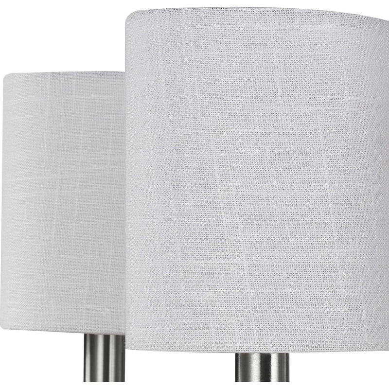 Progress Lighting P400227-009 Six Light Foyer Chandelier, Brushed Nickel
