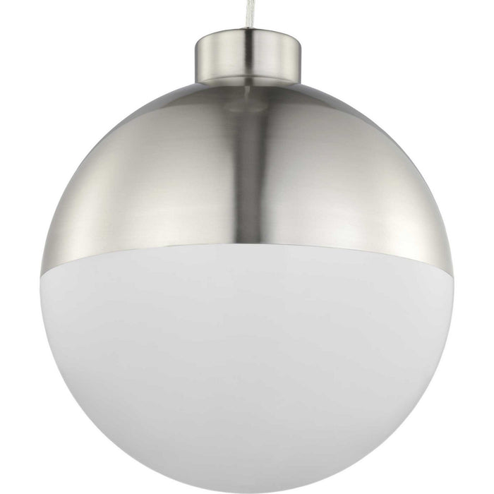 Progress Lighting P500148-009-30 LED Pendant, Brushed Nickel