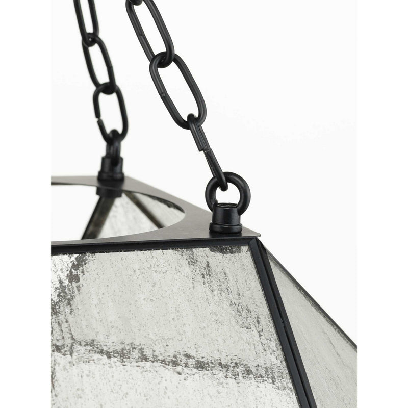Progress Lighting P500222-031 Three Light Pendant, Matte Black