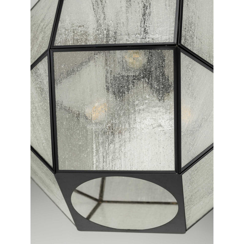 Progress Lighting P500222-031 Three Light Pendant, Matte Black