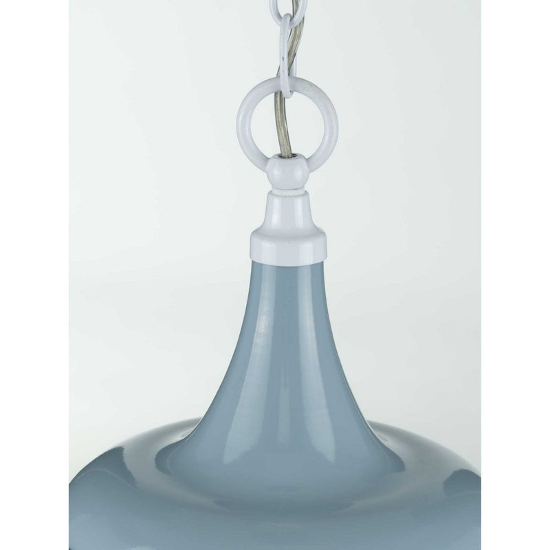 Progress Lighting P500236-164 One Light Pendant, Coastal Blue