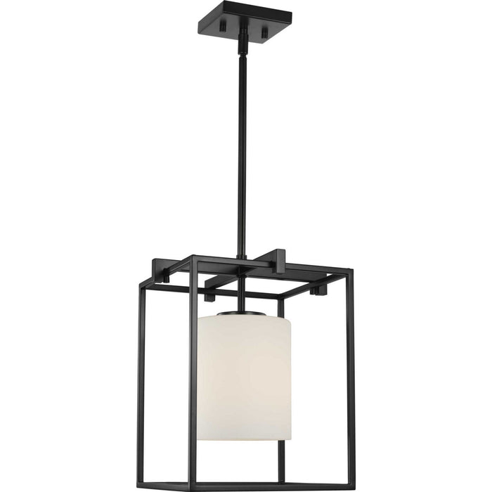 Progress Lighting P500274-031 One Light Mini Pendant, Black