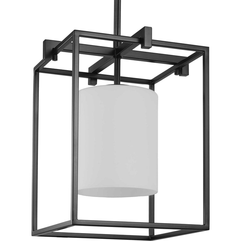 Progress Lighting P500274-031 One Light Mini Pendant, Black