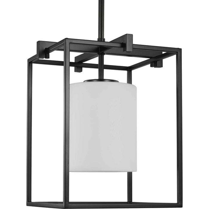 Progress Lighting P500274-031 One Light Mini Pendant, Black
