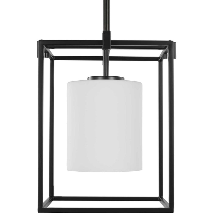 Progress Lighting P500274-031 One Light Mini Pendant, Black