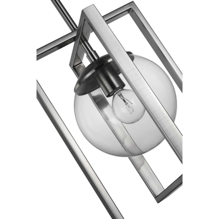 Progress Lighting P500283-009 One Light Pendant, Brushed Nickel
