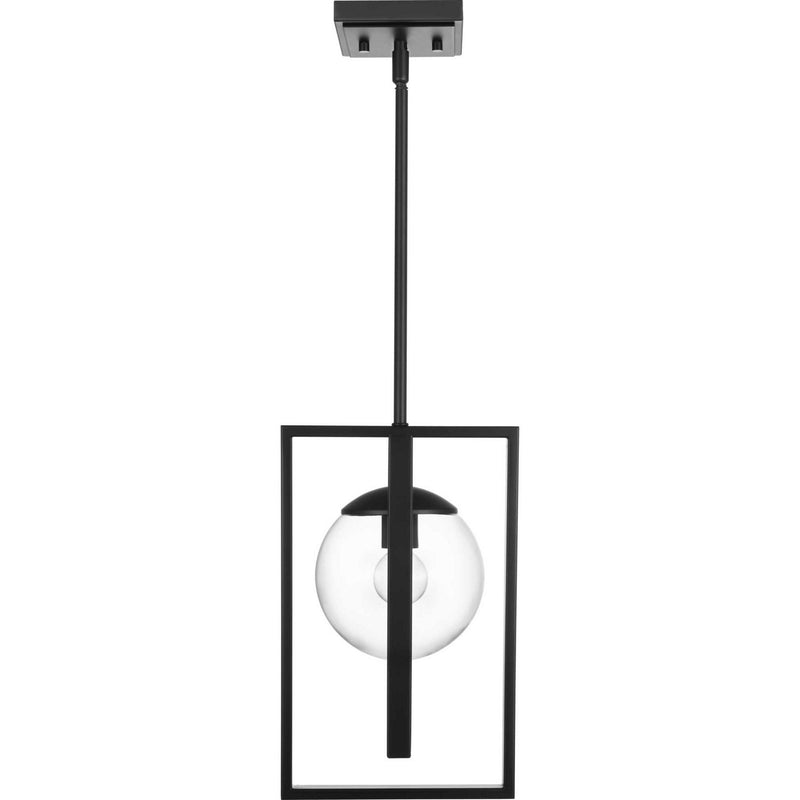 Progress Lighting P500283-031 One Light Pendant, Black