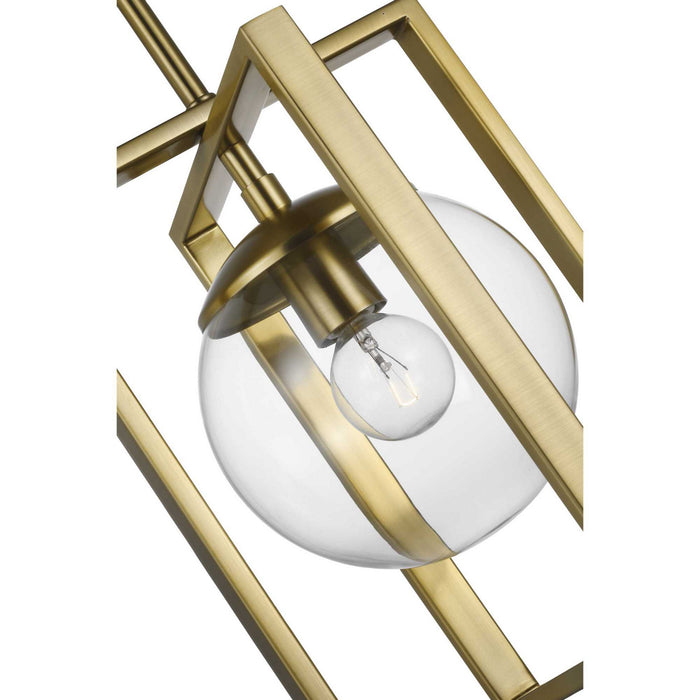 Progress Lighting P500283-109 One Light Pendant, Brushed Bronze