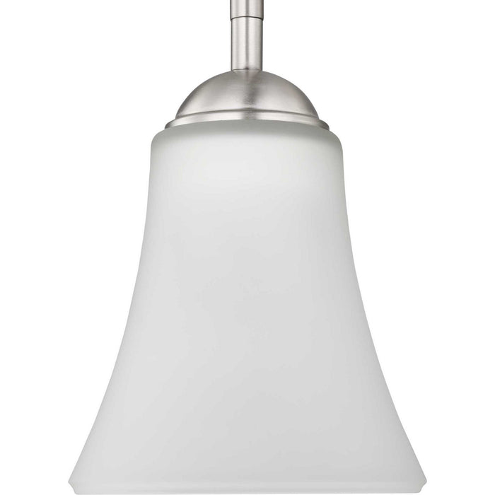 Progress Lighting P500288-009 One Light Pendant, Brushed Nickel