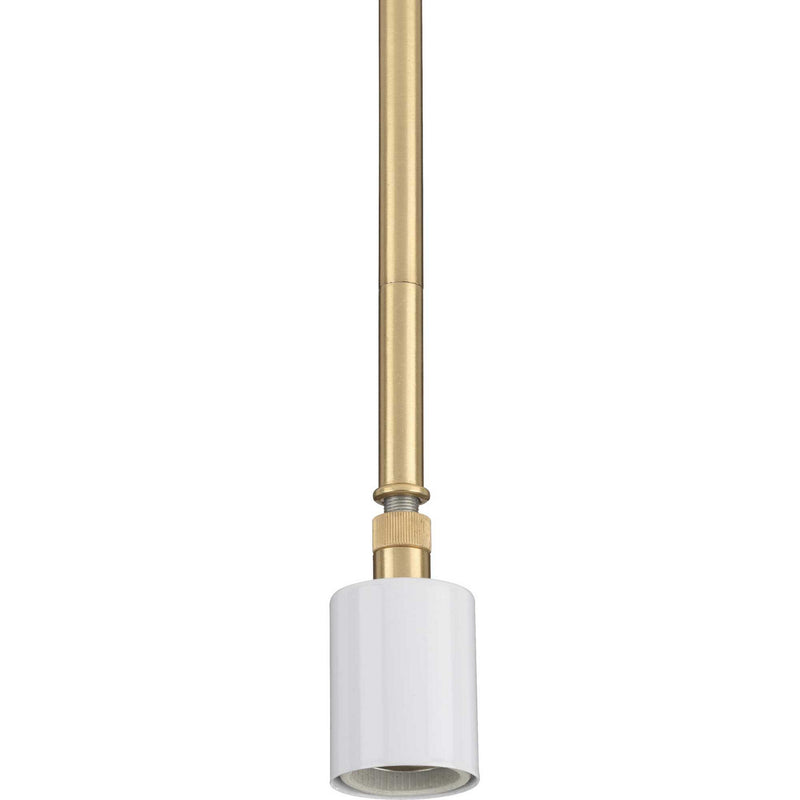 Progress Lighting P5198-12 One Light Pendant, Satin Brass