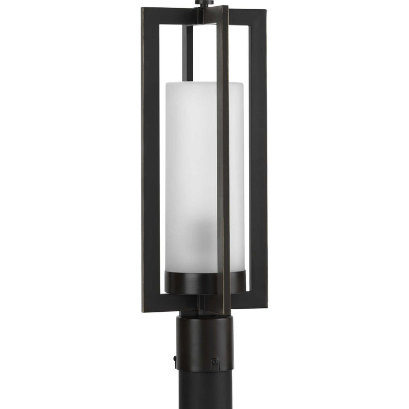 Progress Lighting P540017-108 One Light Post Lantern, Oil Rubbed Bronze