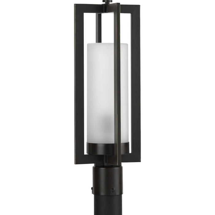 Progress Lighting P540017-108 One Light Post Lantern, Oil Rubbed Bronze