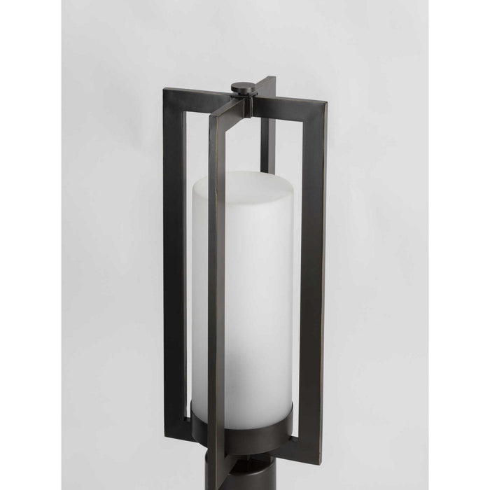 Progress Lighting P540017-108 One Light Post Lantern, Oil Rubbed Bronze