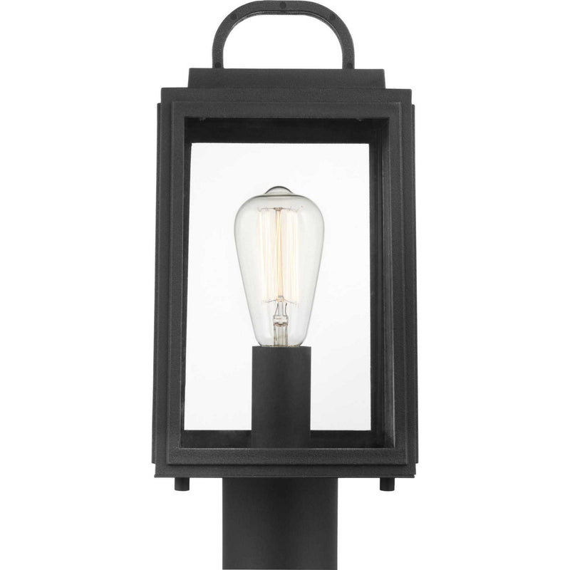 Progress Lighting P540064-031 One Light Post Lantern, Black