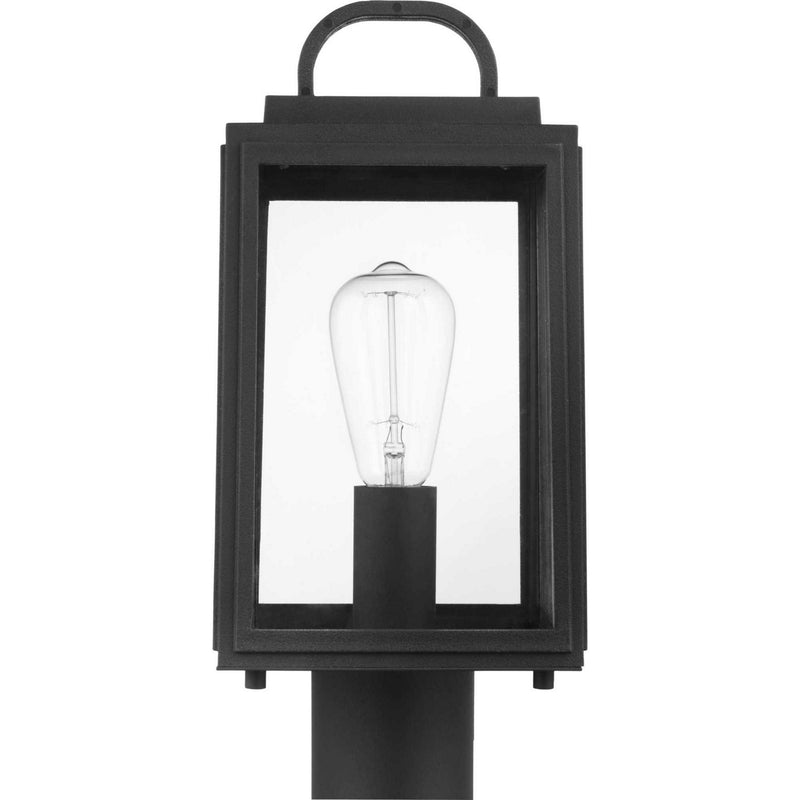 Progress Lighting P540064-031 One Light Post Lantern, Black