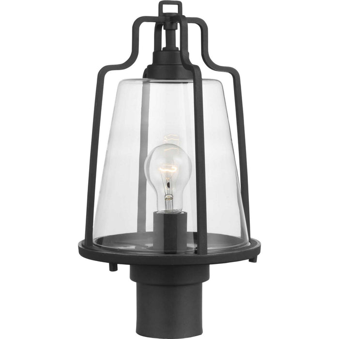 Progress Lighting P540065-031 One Light Post Lantern, Black