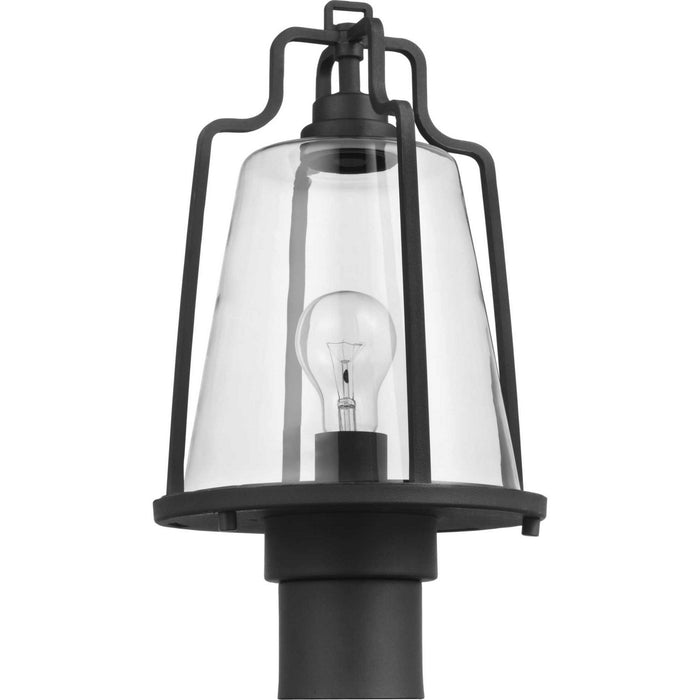 Progress Lighting P540065-031 One Light Post Lantern, Black