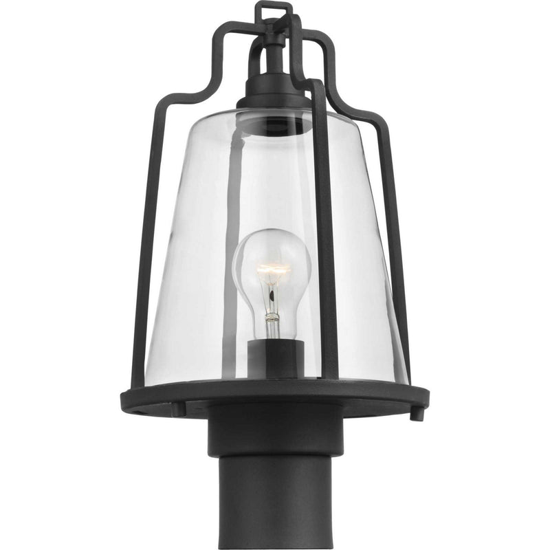 Progress Lighting P540065-031 One Light Post Lantern, Black