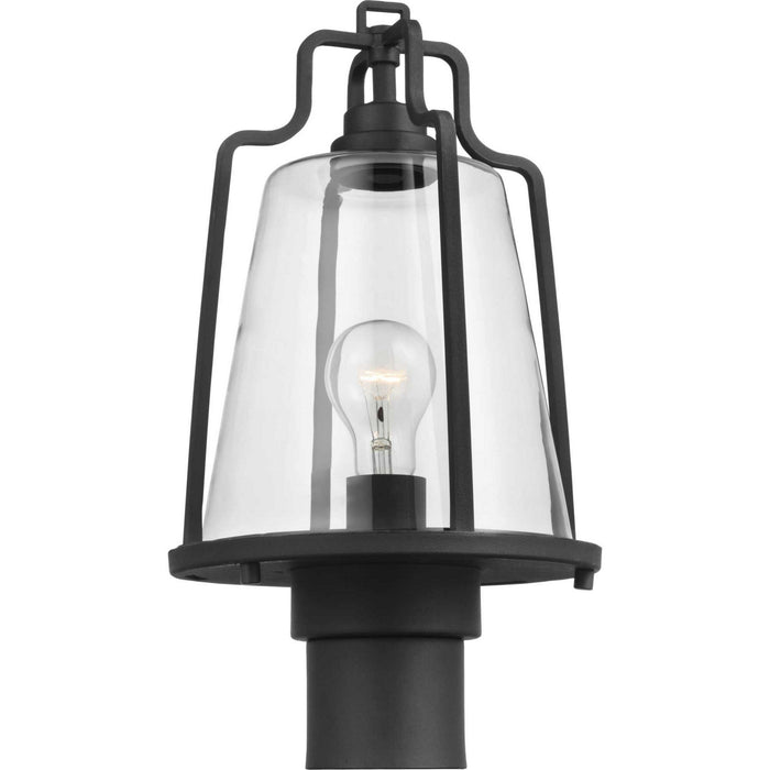 Progress Lighting P540065-031 One Light Post Lantern, Black