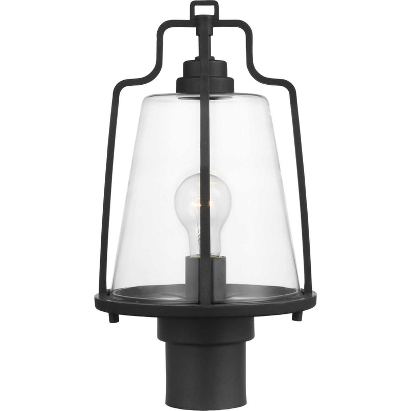 Progress Lighting P540065-031 One Light Post Lantern, Black