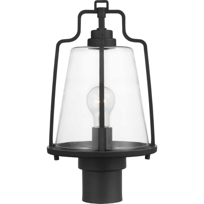 Progress Lighting P540065-031 One Light Post Lantern, Black