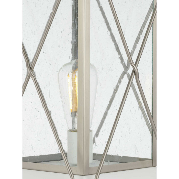 Progress Lighting P540068-135 One Light Post Lantern, Stainless Steel