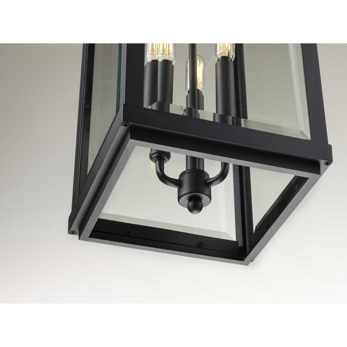 Progress Lighting P550004-031 Three Light Hanging Lantern, Black