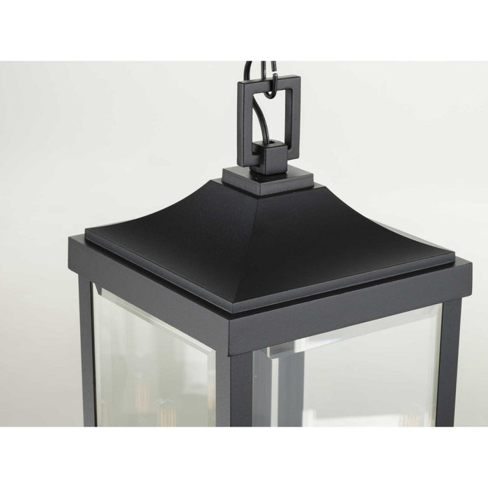 Progress Lighting P550004-031 Three Light Hanging Lantern, Black