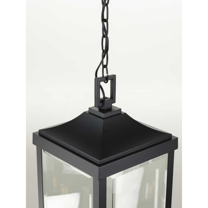 Progress Lighting P550004-031 Three Light Hanging Lantern, Black