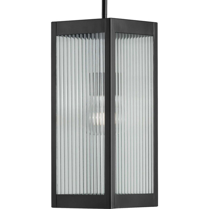 Progress Lighting P550047-031 One Light Hanging Lantern, Black