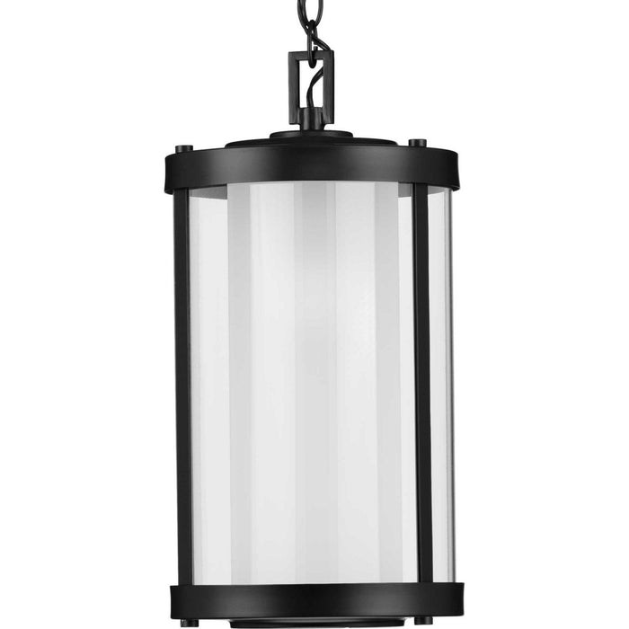 Progress Lighting P550054-031 One Light Hanging Lantern, Black