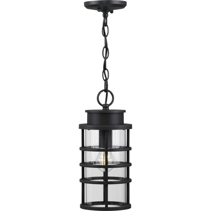 Progress Lighting P550061-031 One Light Hanging Lantern, Black