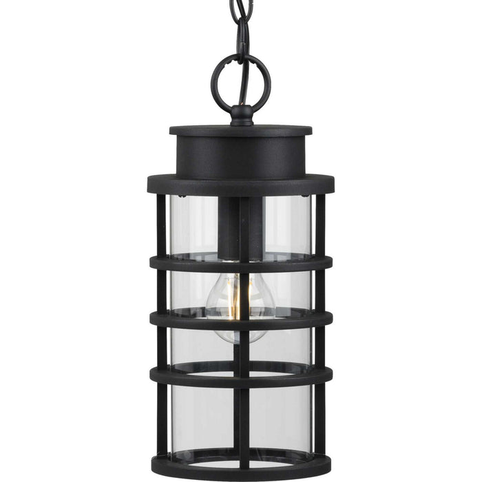 Progress Lighting P550061-031 One Light Hanging Lantern, Black