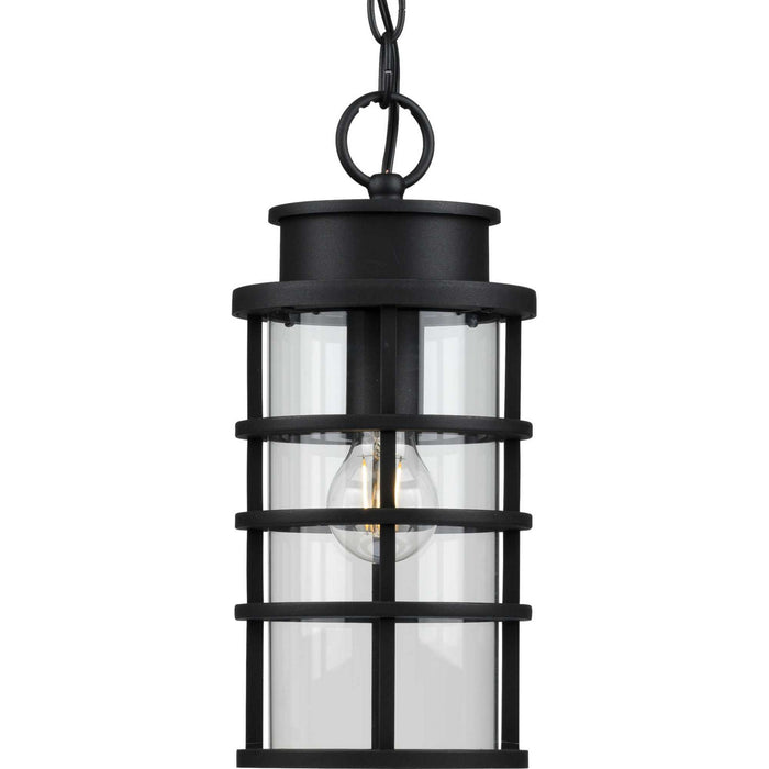 Progress Lighting P550061-031 One Light Hanging Lantern, Black