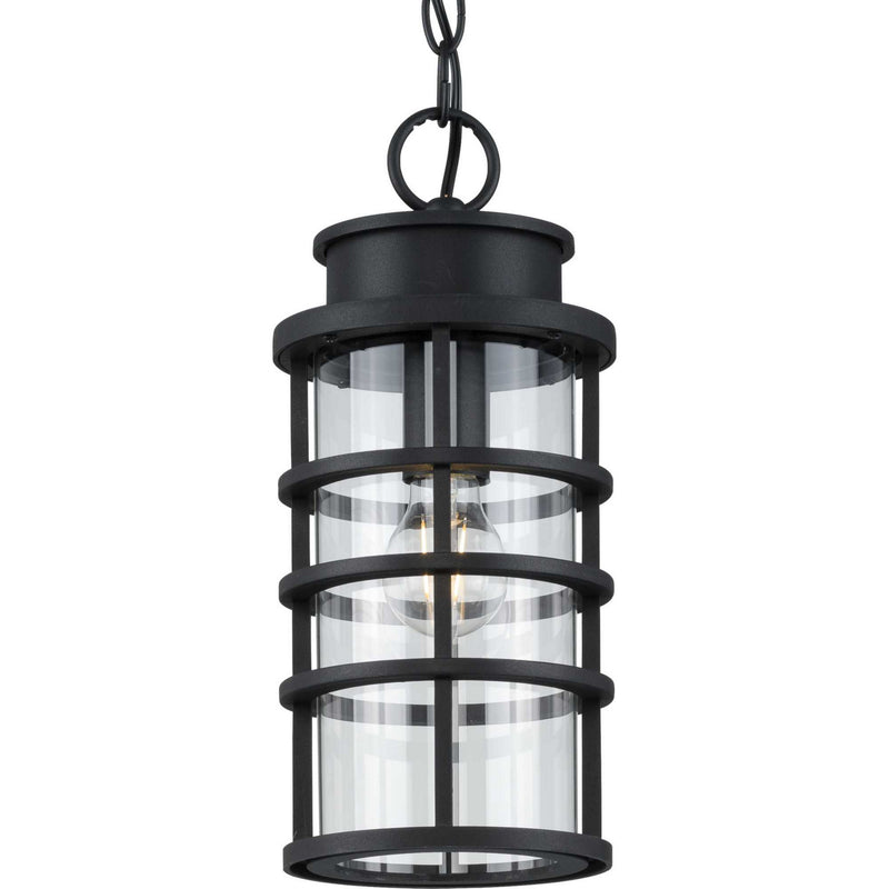 Progress Lighting P550061-031 One Light Hanging Lantern, Black
