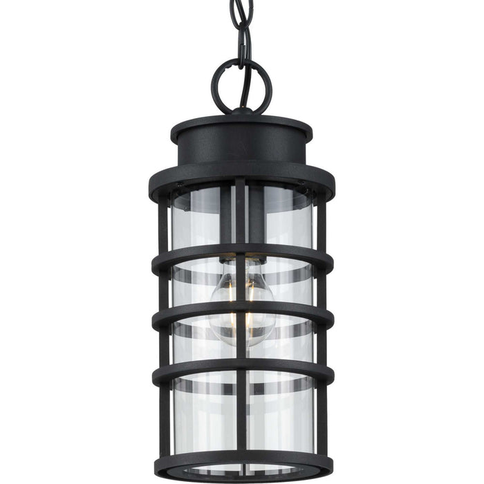 Progress Lighting P550061-031 One Light Hanging Lantern, Black