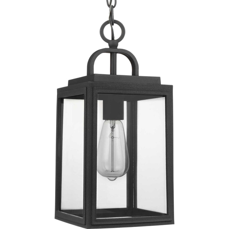 Progress Lighting P550064-031 One Light Hanging Lantern, Black
