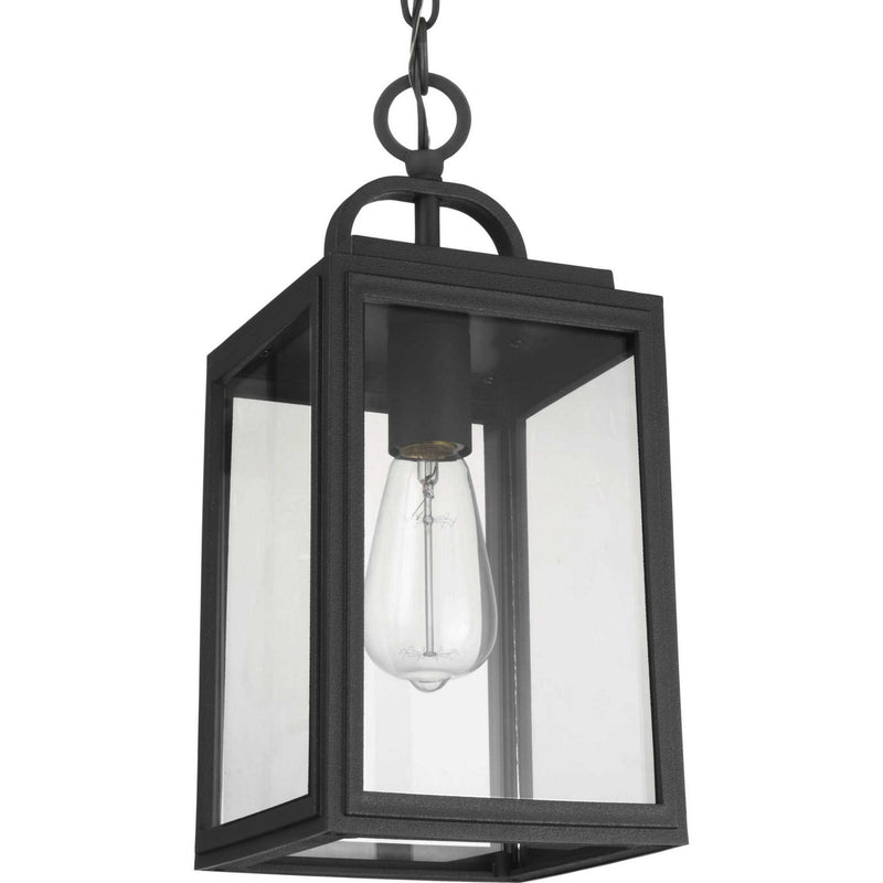 Progress Lighting P550064-031 One Light Hanging Lantern, Black