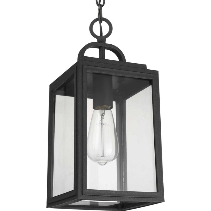 Progress Lighting P550064-031 One Light Hanging Lantern, Black