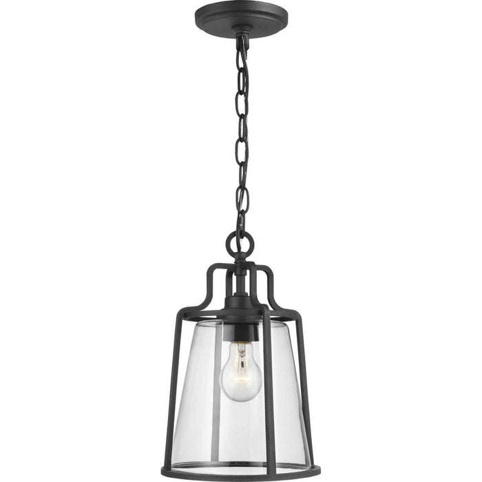 Progress Lighting P550065-031 One Light Hanging Lantern, Black