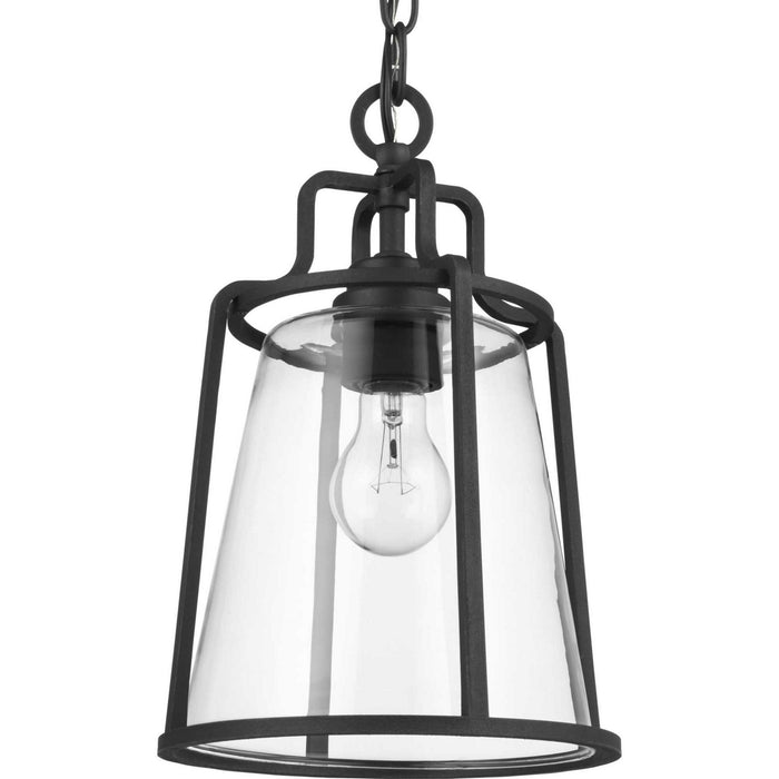 Progress Lighting P550065-031 One Light Hanging Lantern, Black