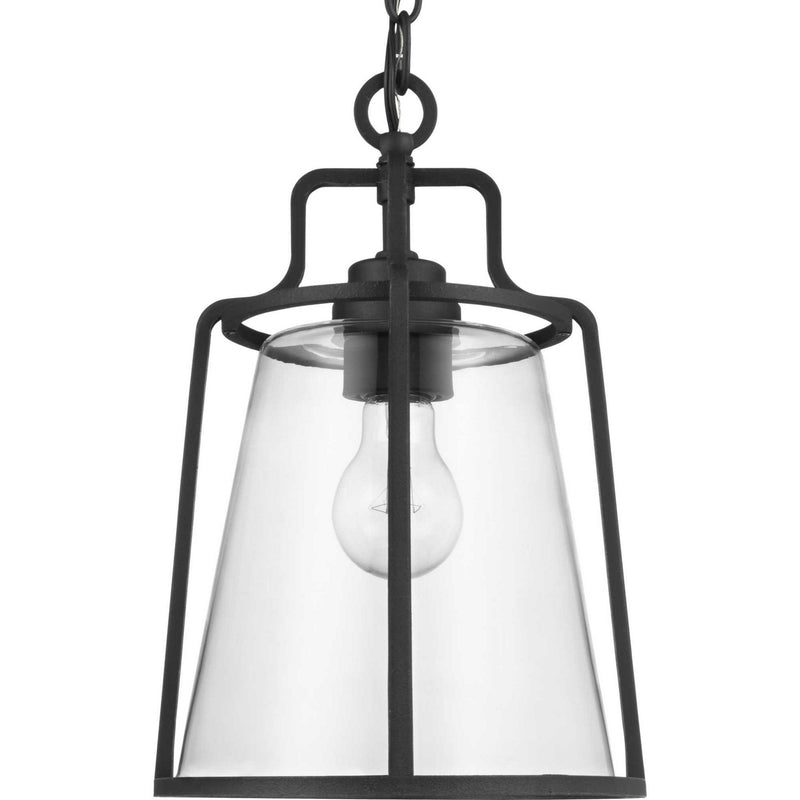 Progress Lighting P550065-031 One Light Hanging Lantern, Black