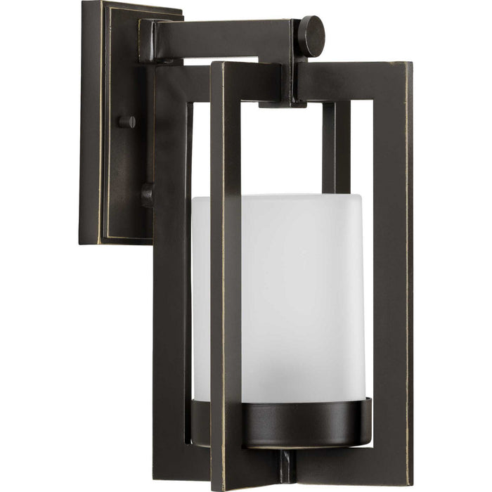 Progress Lighting P560122-108 One Light Wall Lantern, Oil Rubbed Bronze