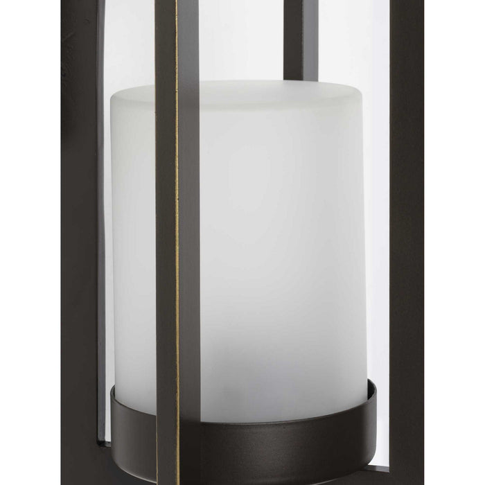 Progress Lighting P560122-108 One Light Wall Lantern, Oil Rubbed Bronze