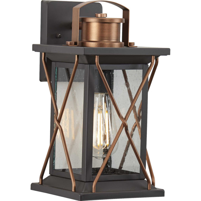 Progress Lighting P560156-020 One Light Wall Lantern, Antique Bronze