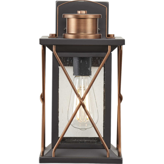 Progress Lighting P560156-020 One Light Wall Lantern, Antique Bronze