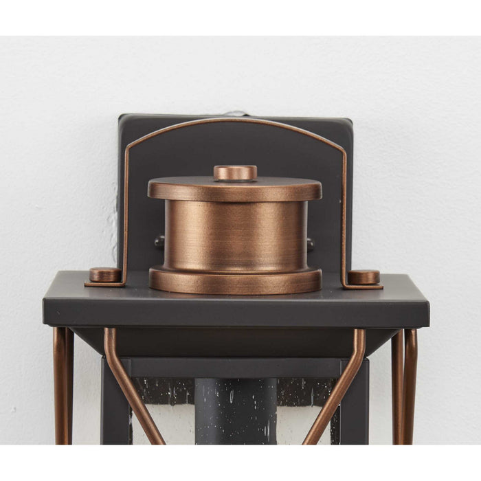 Progress Lighting P560156-020 One Light Wall Lantern, Antique Bronze