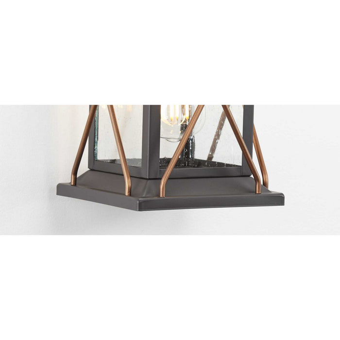 Progress Lighting P560156-020 One Light Wall Lantern, Antique Bronze