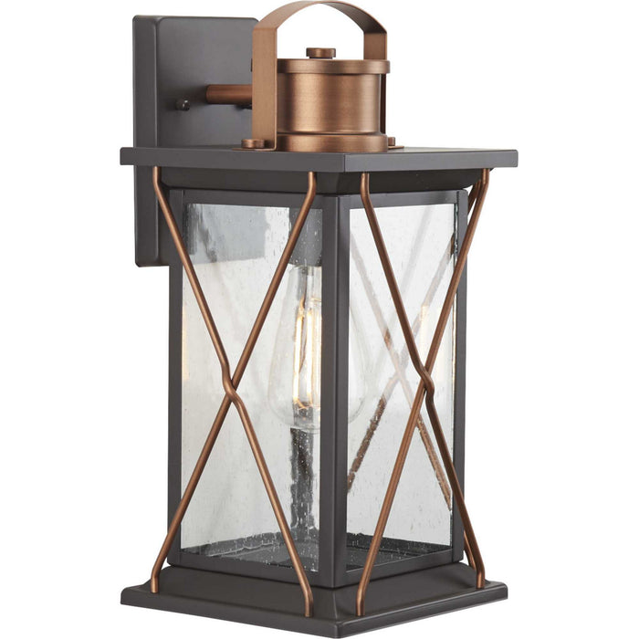 Progress Lighting P560157-020 One Light Wall Lantern, Antique Bronze