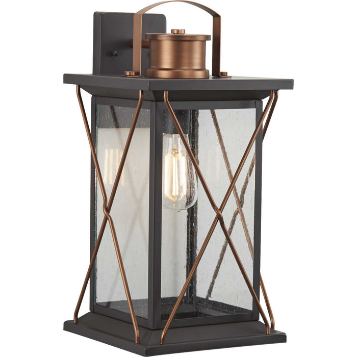 Progress Lighting P560158-020 One Light Wall Lantern, Antique Bronze